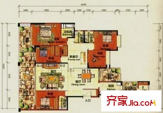 金月灣花園   戶型圖