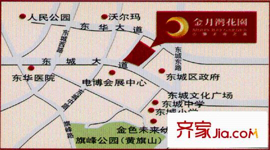 金月灣花園交通圖