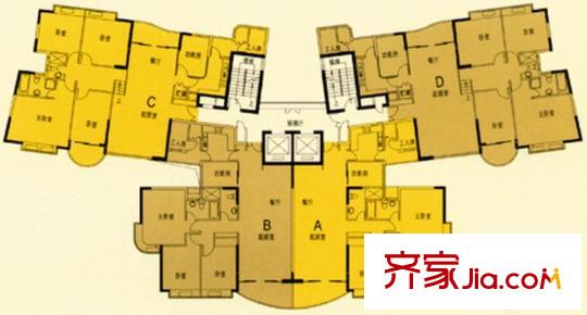 金月灣花園   戶型圖