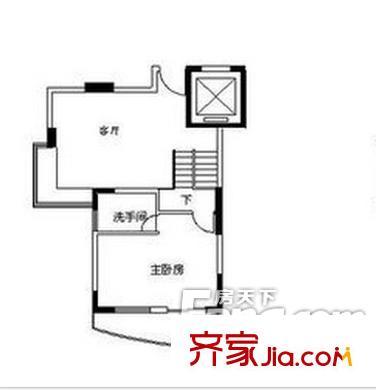 粵港花園1室戶型