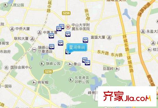 星河傳說交通圖 