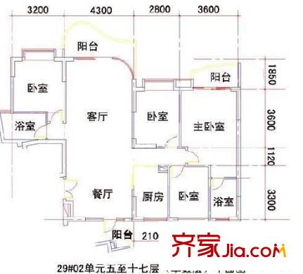 碧河花園    戶型圖