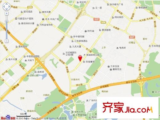 世紀(jì)城玫瑰公館交通圖電子地圖