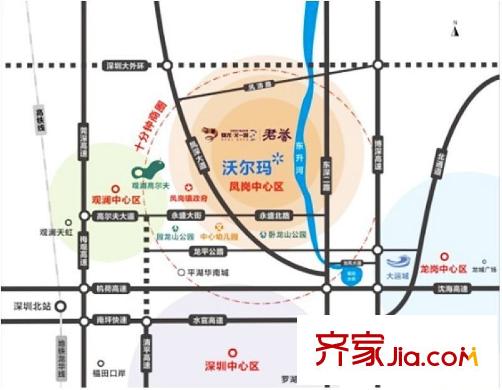 錦龍又一城交通圖