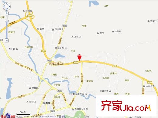 翡翠山湖三期臻萃園電子地圖