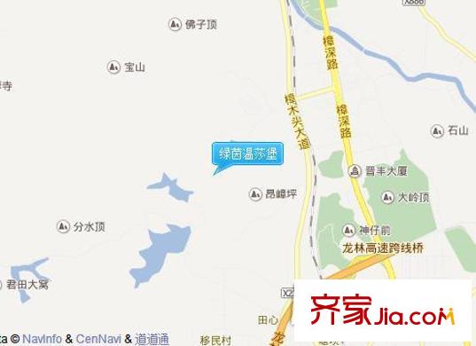 綠茵溫莎堡交通圖 