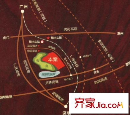 綠茵溫莎堡交通圖交通示意圖