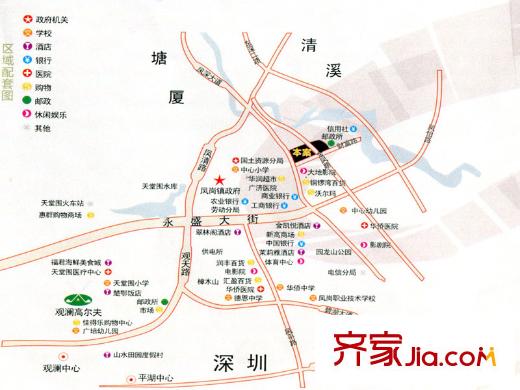 錦龍又一城交通圖