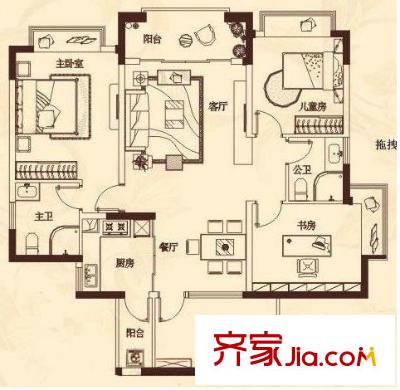 藍(lán)山錦灣 戶型圖