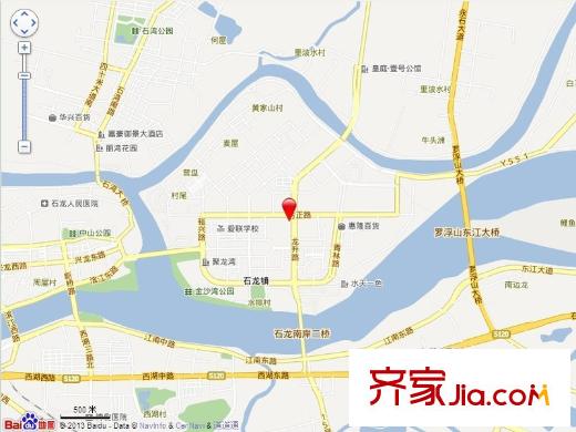 佳兆業(yè)中央豪門(mén)交通圖電子地圖
