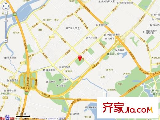恒大雅苑交通圖電子地圖