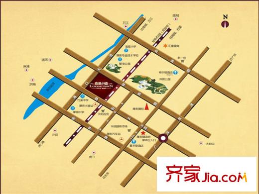 鹿港小鎮(zhèn)交通圖