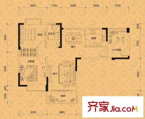 卓越蔚藍城邦    戶型圖