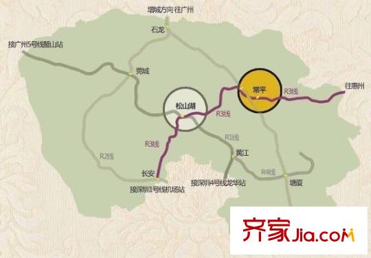 卓越蔚藍(lán)城邦交通圖