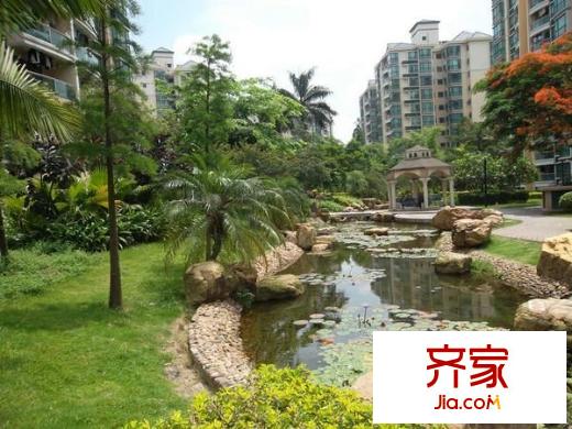 蔚藍(lán)星湖外景圖 