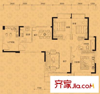 卓越蔚藍城邦    戶型圖