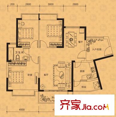 卓越蔚藍城邦    戶型圖