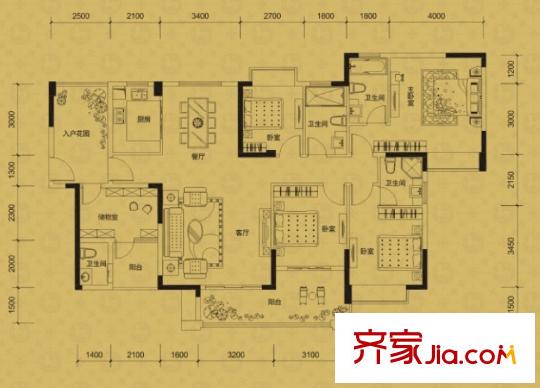 卓越蔚藍城邦    戶型圖