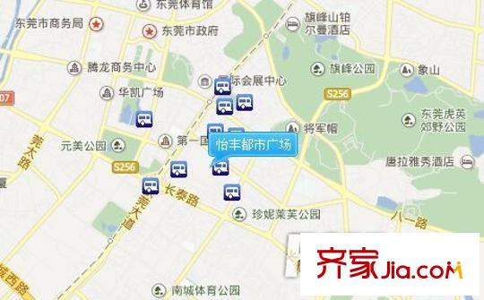 怡豐都市廣場交通圖怡豐都是廣場 