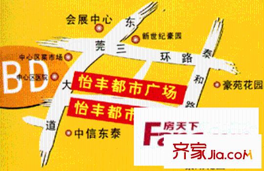 怡豐都市廣場交通圖