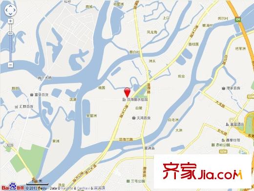 沿海江灣國(guó)際交通圖電子地圖