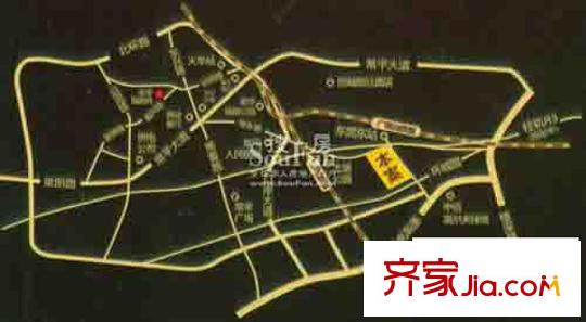 卓越蔚藍(lán)城邦別墅交通圖