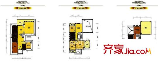 金椅豪園三期戶型圖A2戶型 5室3廳4衛(wèi)