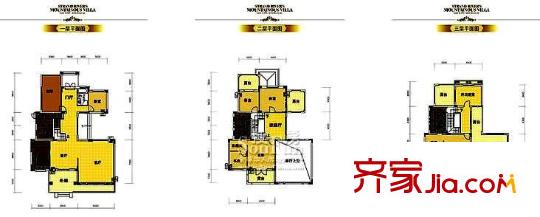 金椅豪園三期戶型圖A3戶型 5室3廳4衛(wèi)