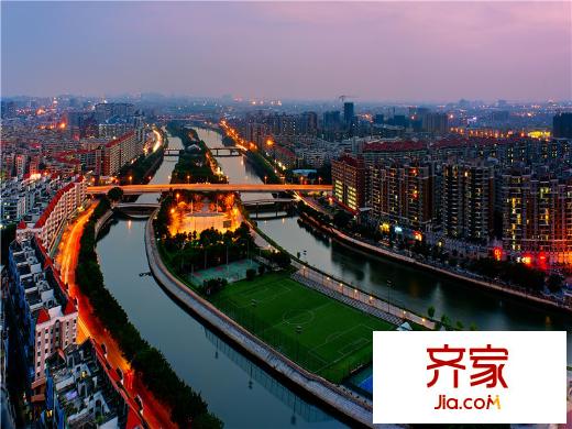 江南第一城小區(qū)整體俯拍（2014-05-20）