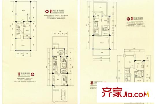 東方銀座蘭喬公館東方銀座蘭僑公館325平方米 4室2廳5衛(wèi)1廚