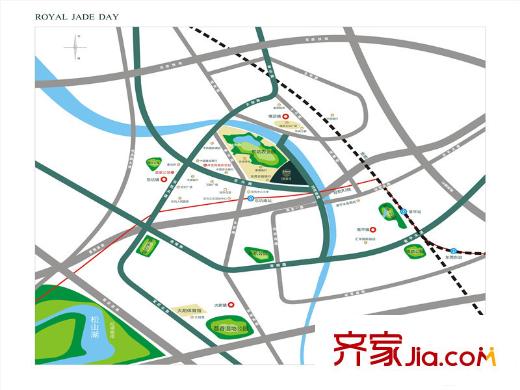 皇家翡翠灣區(qū)域圖