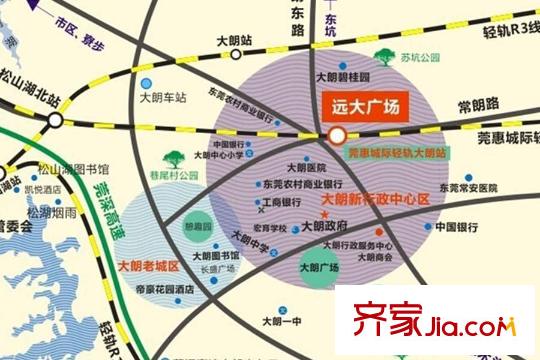 遠(yuǎn)大城市廣場(chǎng)交通圖