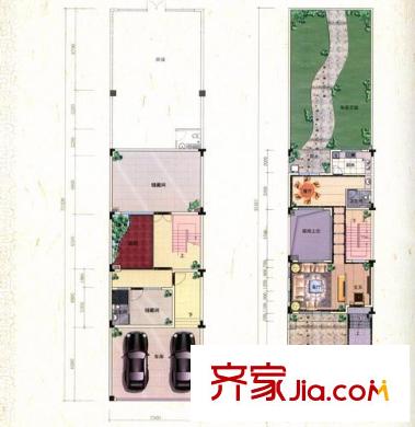 風(fēng)墅連城戶型圖戶型圖 5室3廳2衛(wèi)1廚