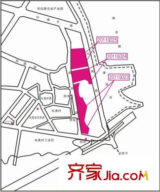 皇家翡翠灣地塊位置示意圖