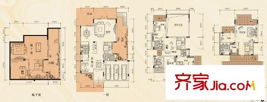 沿海翡翠灣別墅戶型圖VA戶型 6室4廳4衛(wèi)