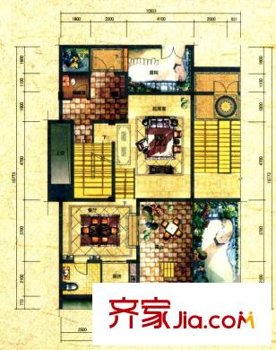 葡萄莊園聯(lián)排羅曼尼莊一層 4室4廳4衛(wèi)3廚