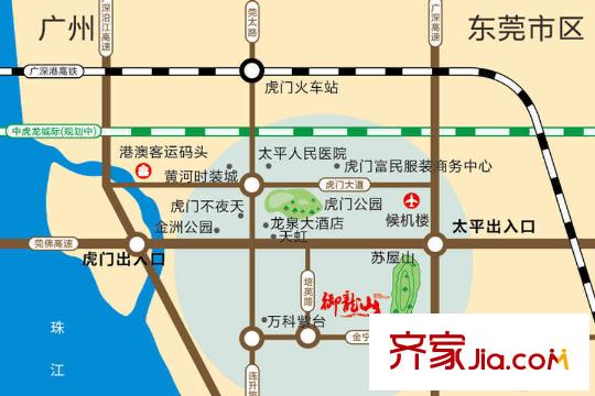 佳兆業(yè)御龍山交通圖