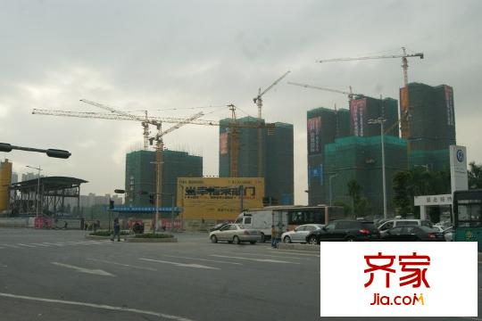 萬科金域國際外全景（2013-1-22）