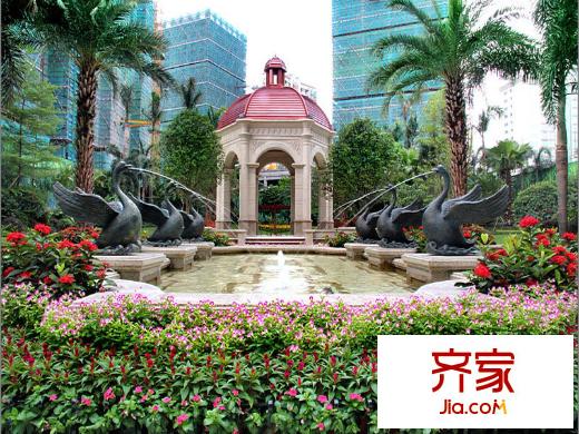 東城萬(wàn)達(dá)廣場(chǎng)園藝景觀小品（2013-8-9）