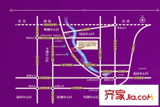 碧湖灣區(qū)域圖