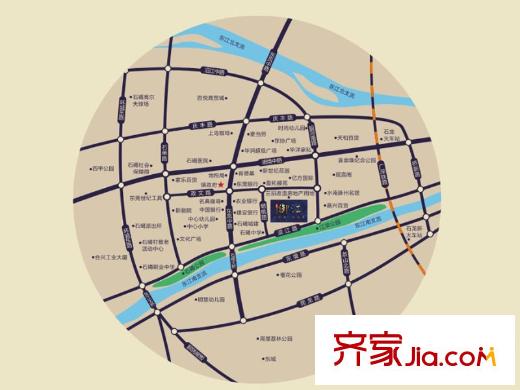 盈拓御江區(qū)位圖