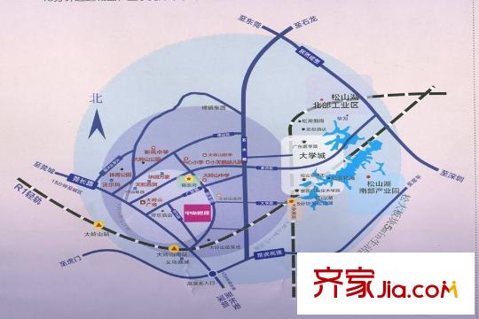 景泰?中央銀座區(qū)位圖