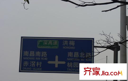 富盈四季華庭周邊交通指示圖