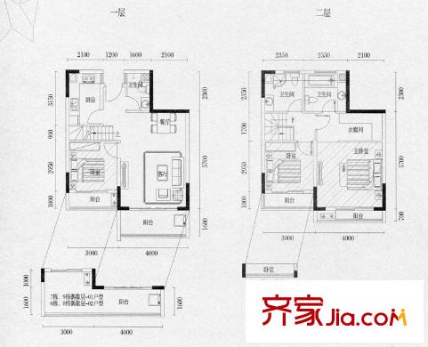 中惠卡麗蘭A2藍鉆戶型 3室2廳3衛(wèi)
