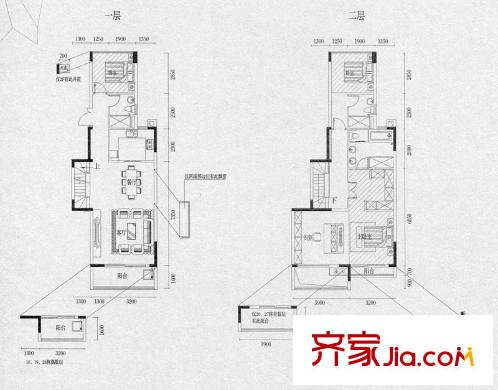 中惠卡麗蘭C2紫鉆戶型 3室2廳3衛(wèi)