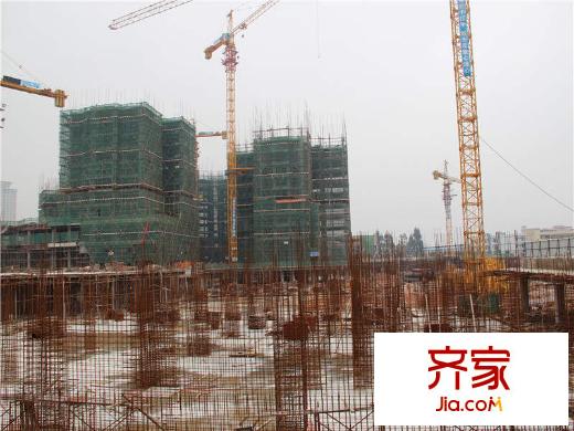 金達(dá)錦繡東方工程進(jìn)度圖（2014-1-17）