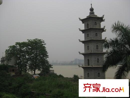 盈拓御江項目對面濱江公園江景