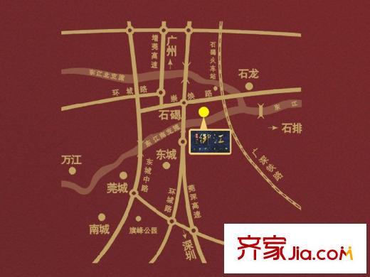 盈拓御江交通圖