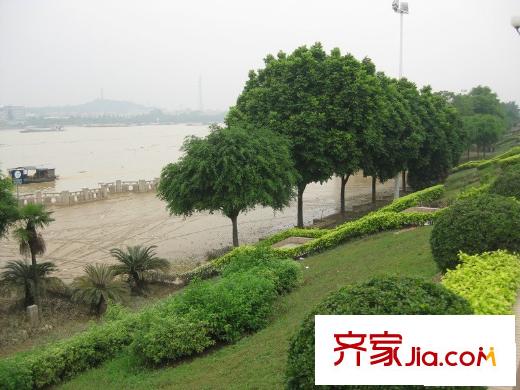 盈拓御江項目對面濱江公園