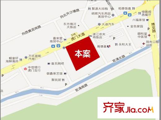 萬科金色里程交通圖